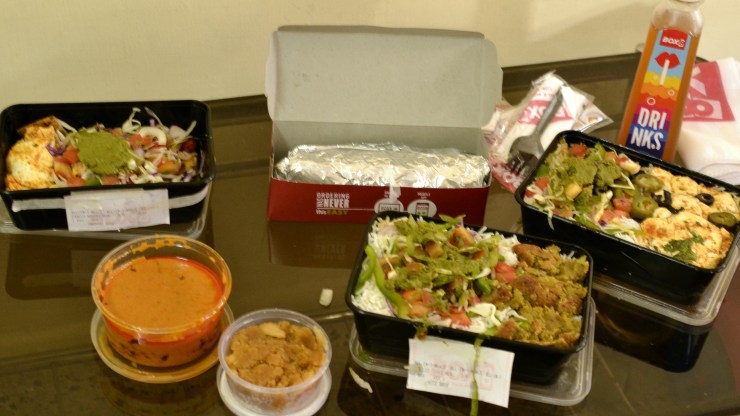 Combo's, Wrap, Ice Tea and Mung Daal Halwa