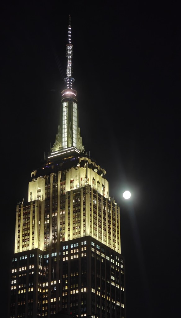 Empire State at Night Close Up
