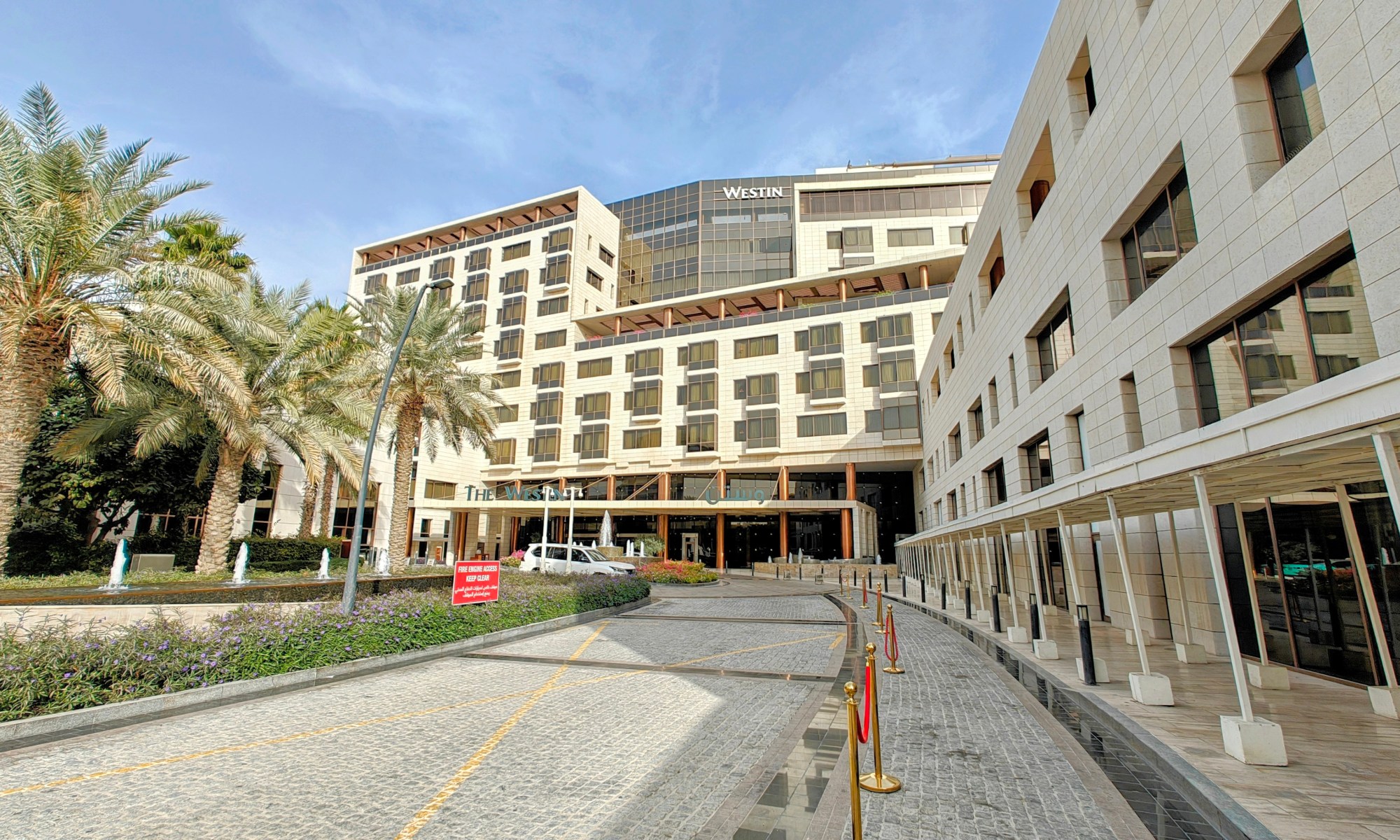 he Westin Doha Hotel & Spa exterior – resort-style luxury hotel in Doha Qatar
